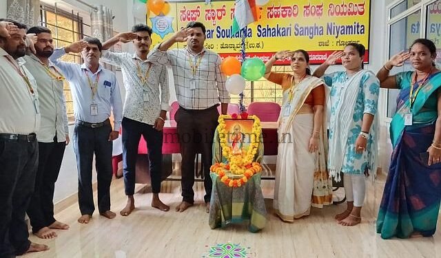 Gokarna Flag Hoisting at Safestar Society