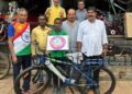 Karwar Bicycle gifted to someone who learned Kannada!