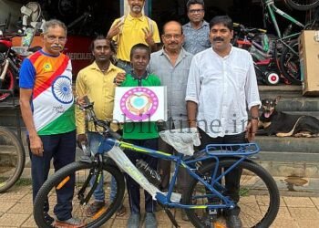 Karwar Bicycle gifted to someone who learned Kannada!