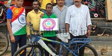 Karwar Bicycle gifted to someone who learned Kannada!