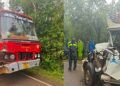 Sirsi Bolero rams into bus!