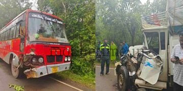 Sirsi Bolero rams into bus!