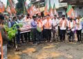 Yellapur BJP fights against potholes!