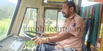 Yellapur Driver drove a bus with no brakes!