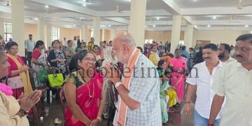 Yellapur Smiles on the faces of those who received homes!