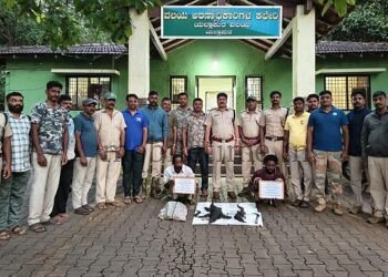 Father and son land in jail after catching a monitor lizard!
