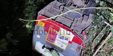 Bus falls into a ditch Who lost their lives Who was injured