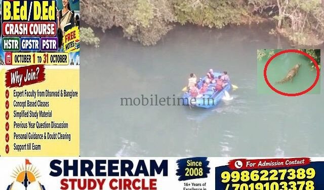 Dandeli Human rafting in crocodile territory!