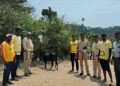 Gokarna '112' personnel rope a rabid dog!