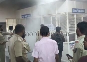 ಶಿರಸಿ | ಬಸ್ ನಿಲ್ದಾಣದಲ್ಲಿ ಬೆಂಕಿ!