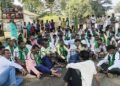 Yellapura Sugarcane Growers' Protest Highway Blockade